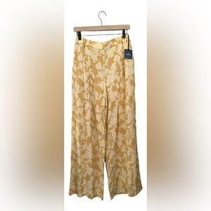 NWT The Normal Brand Ezra Crepe Wide-Leg Pant Size Medium